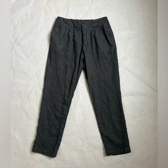 See Desc! Made in Italy DAVIDE CENCI Pants Wool Gray Strait Legs Trousers US 10? - Picture 1 of 9